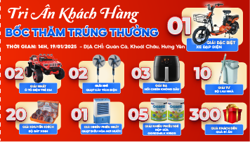 MOKIMART TRI ÂN KHÁCH HÀNG CUỐI NĂM – BÙNG NỔ QUÀ TẶNG KHỦNG!